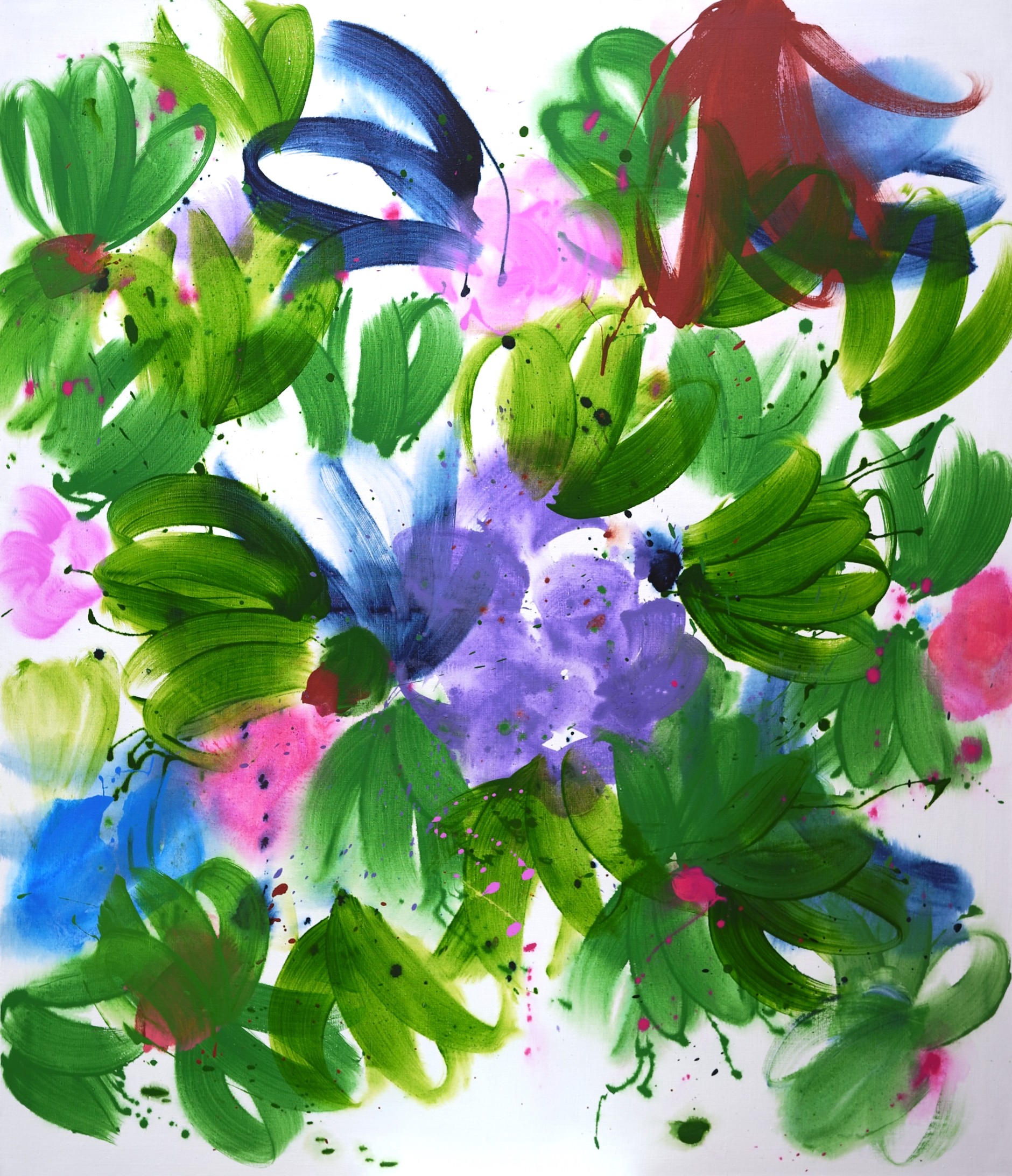 Blumenwiese Nr.28 2022 Acryl auf Leinwand 145 cm x 125 cm