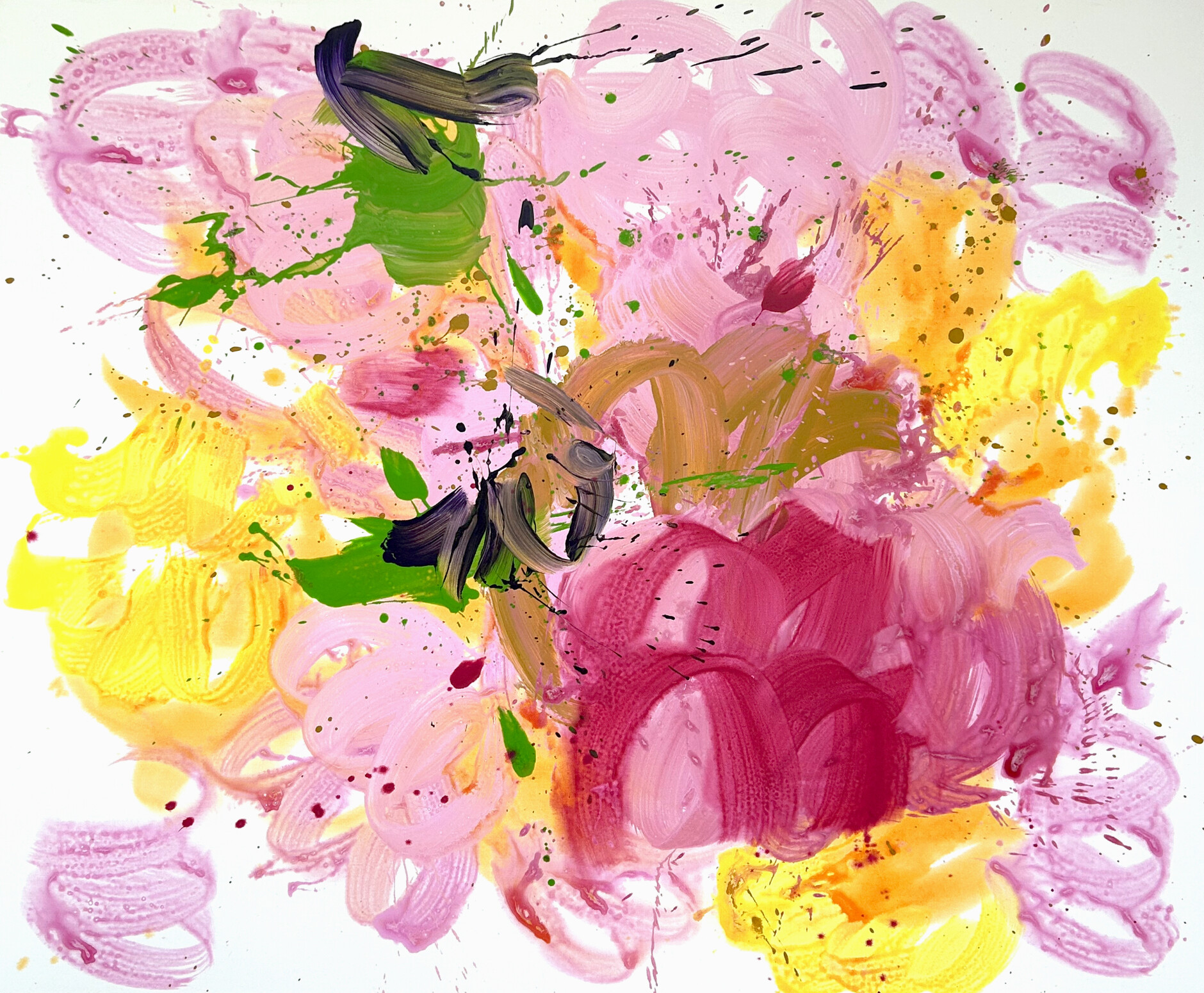 untitled from the series 22garden22 2024 acrlic on canvas 120 cm x 145 cm