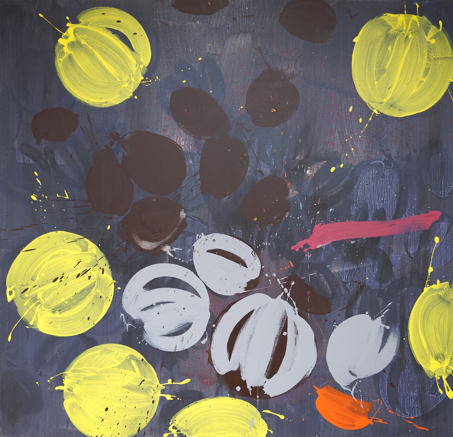 untitled from the series 22universe22 2010 acrylic on canvas 140 cm x 145 cm Strabag Art Collection