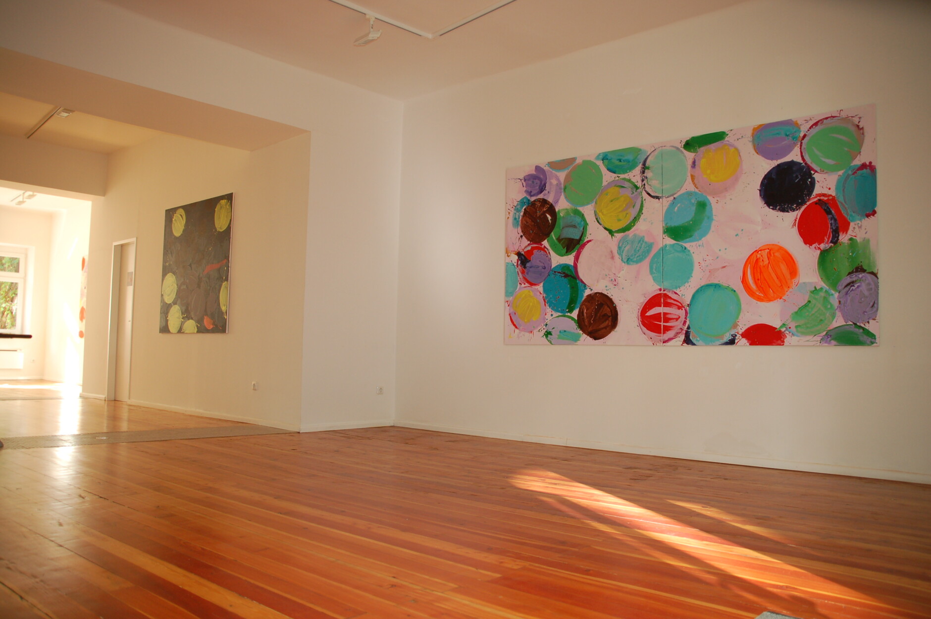 untitled from the series 22universe22 2010 acrylic on canvas 150 cm x 290 cm